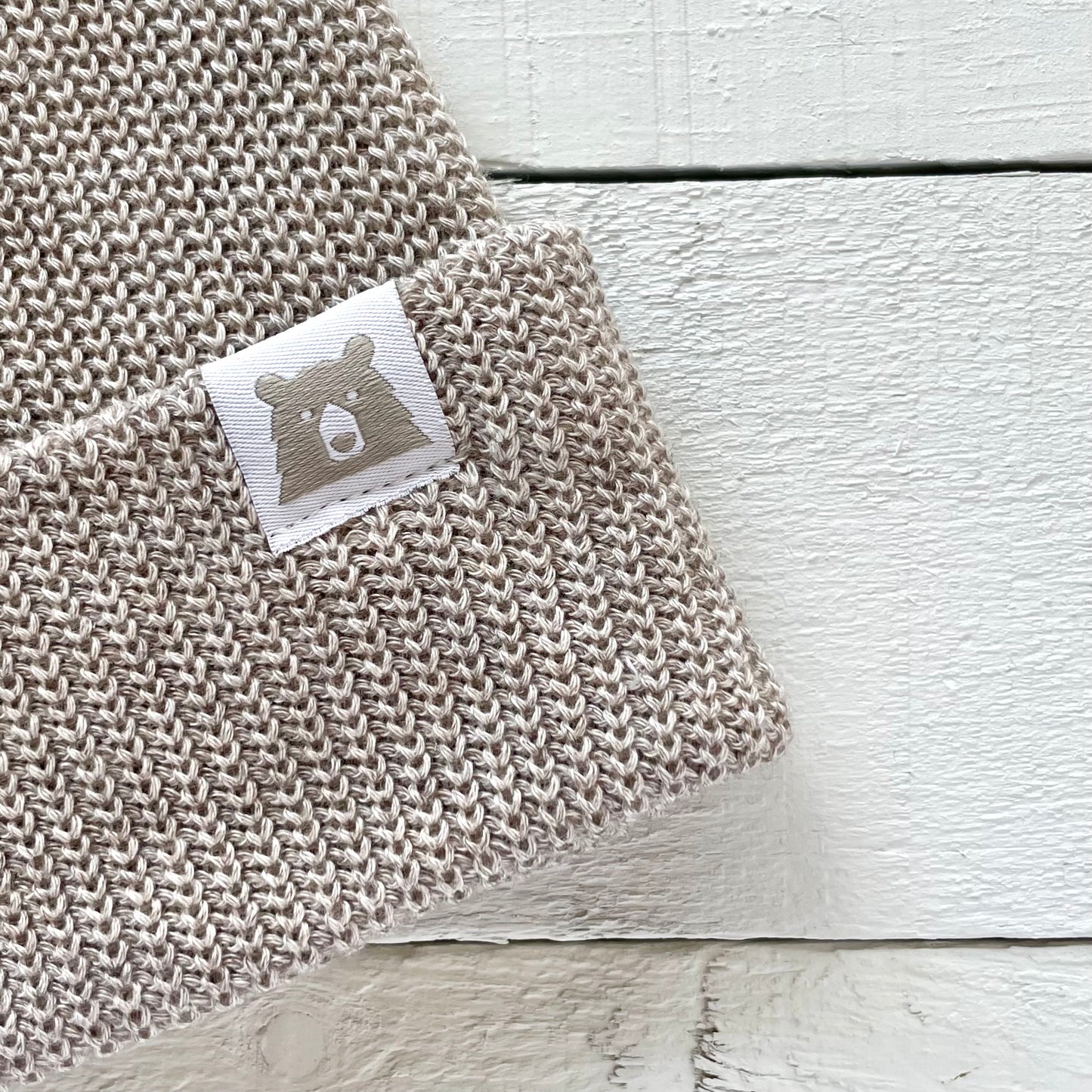 Cotton Knit Toque - Silver Birch