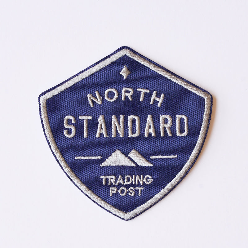 Patch - Shield - Navy/Grey