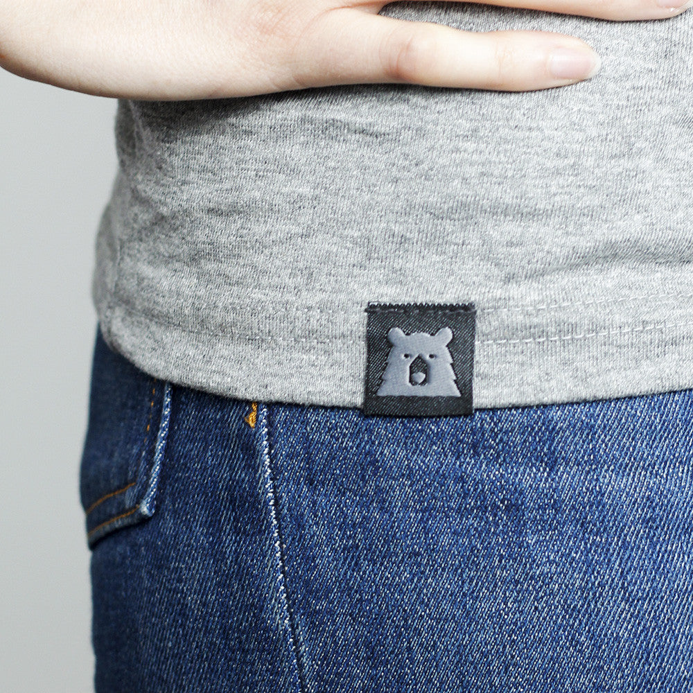 BASICS Perfect Crew Tee - Heather Grey