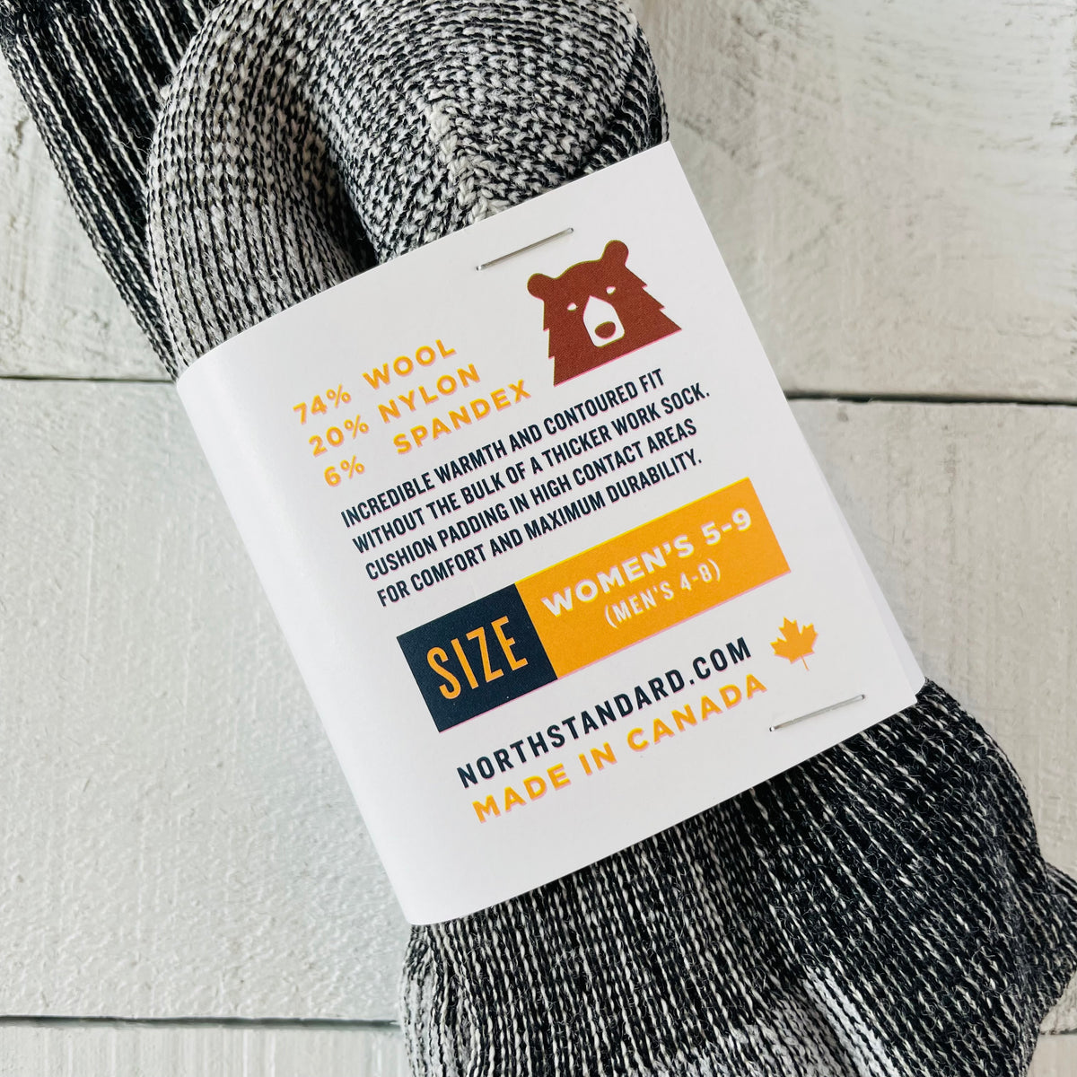 Merino Wool Hike Socks - Grey