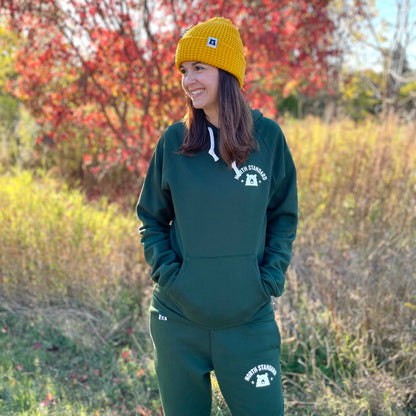 Arc Full Sweatsuit - Forest with White