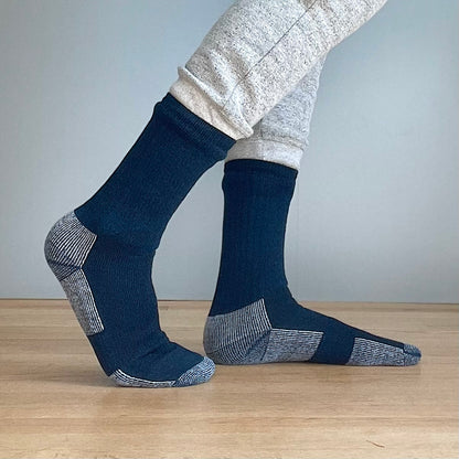 Merino Wool Hike Socks - Navy