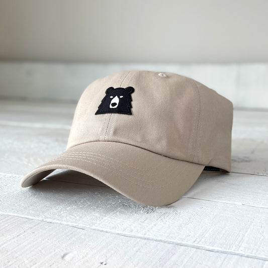 Camp Hat - Sand with Lil Black Bear