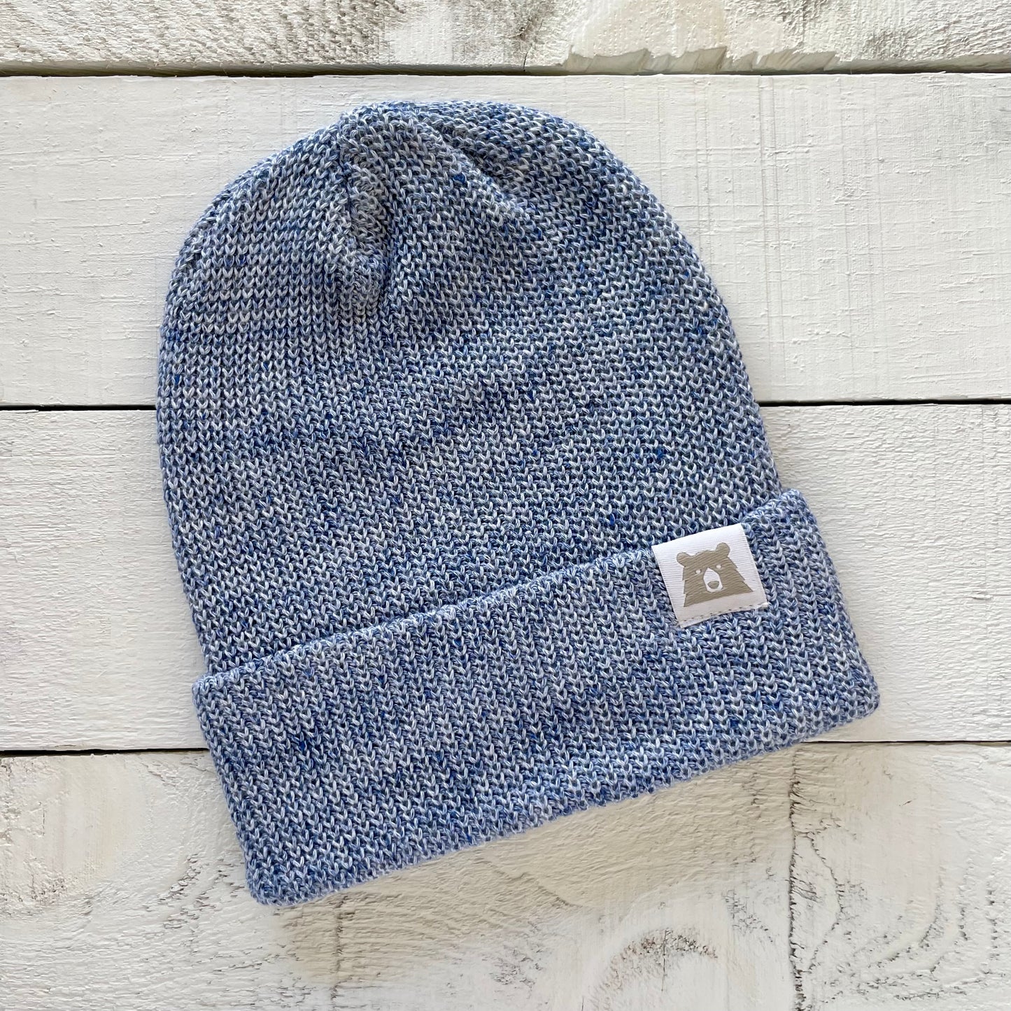 Cotton Knit Toque - Light Denim