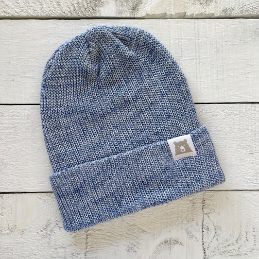 Cotton Knit Toque - Light Denim