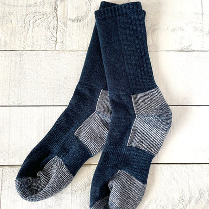 Merino Wool Hike Socks - Navy