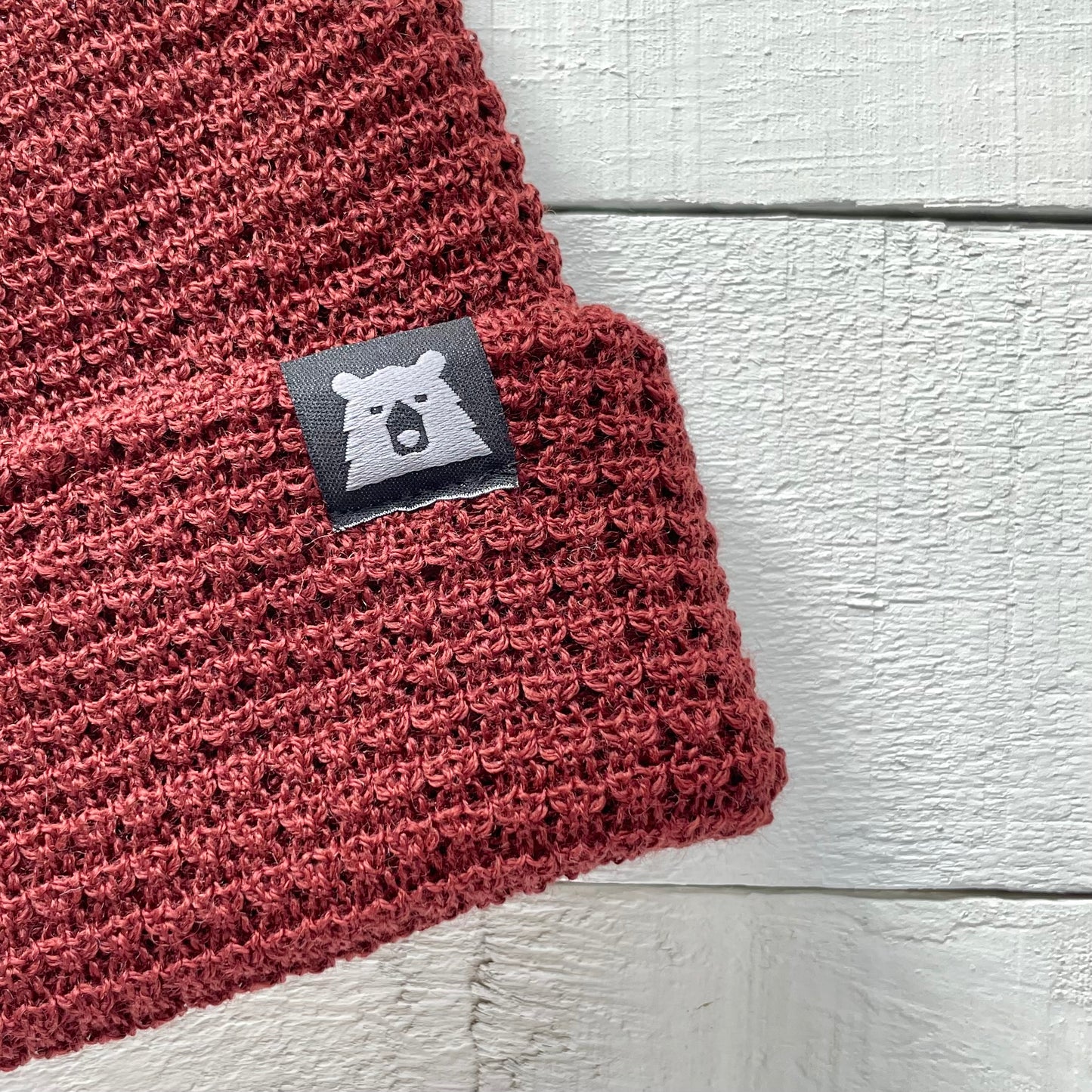 Merino Wool Pom Toque - Burnt Umber