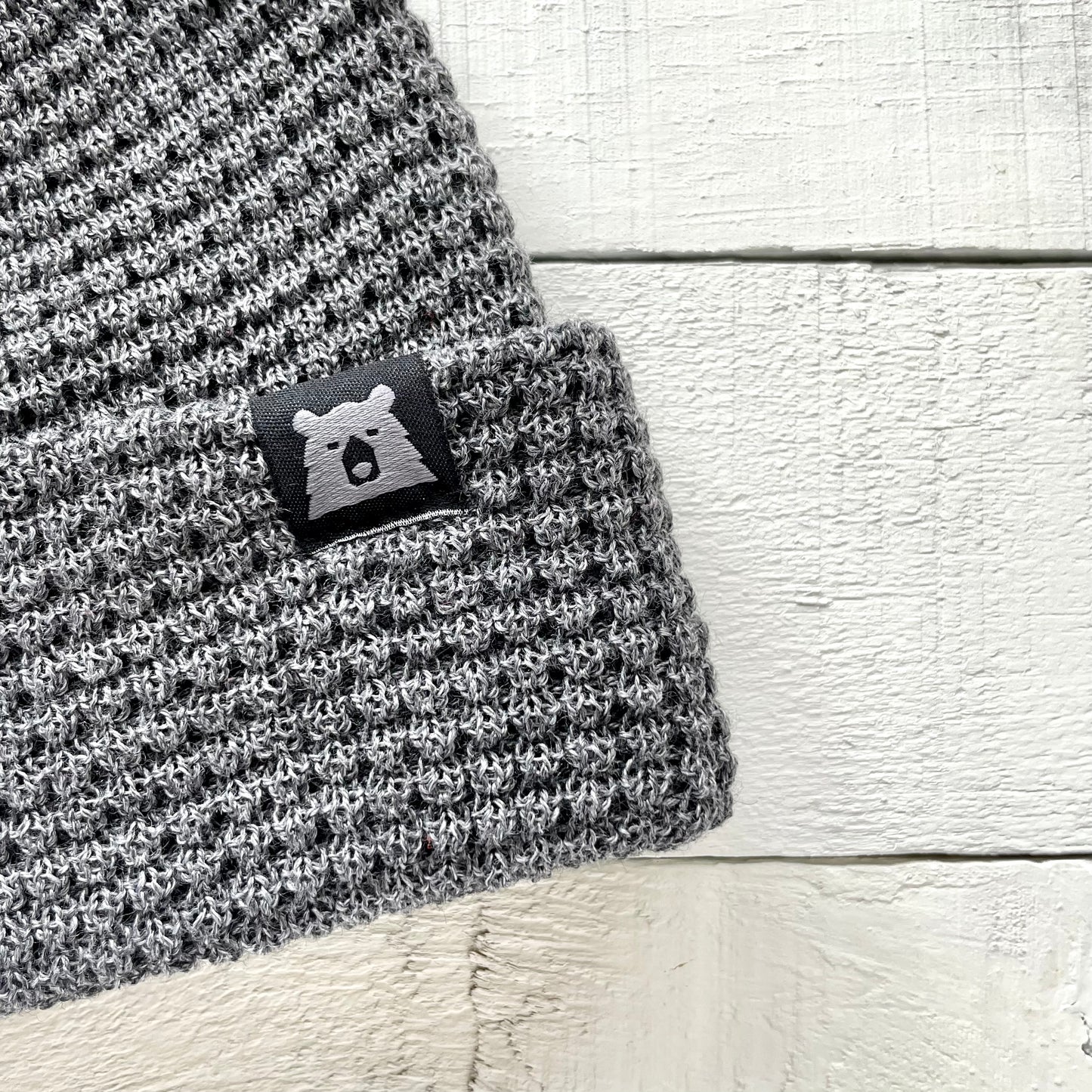 Merino Wool Pom Toque - Charcoal