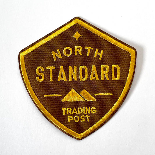 Patch - Shield - Brown/Gold