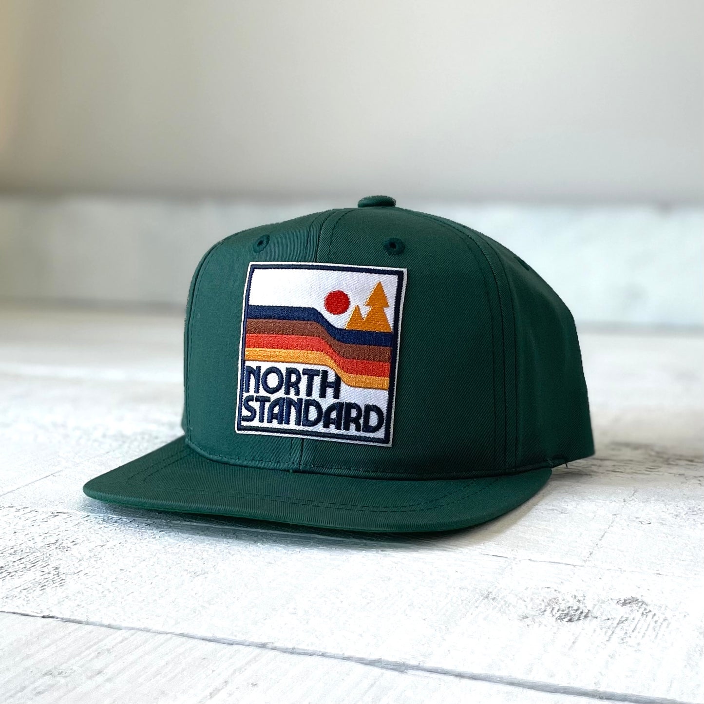 Youth Snapback - Spruce with Waves