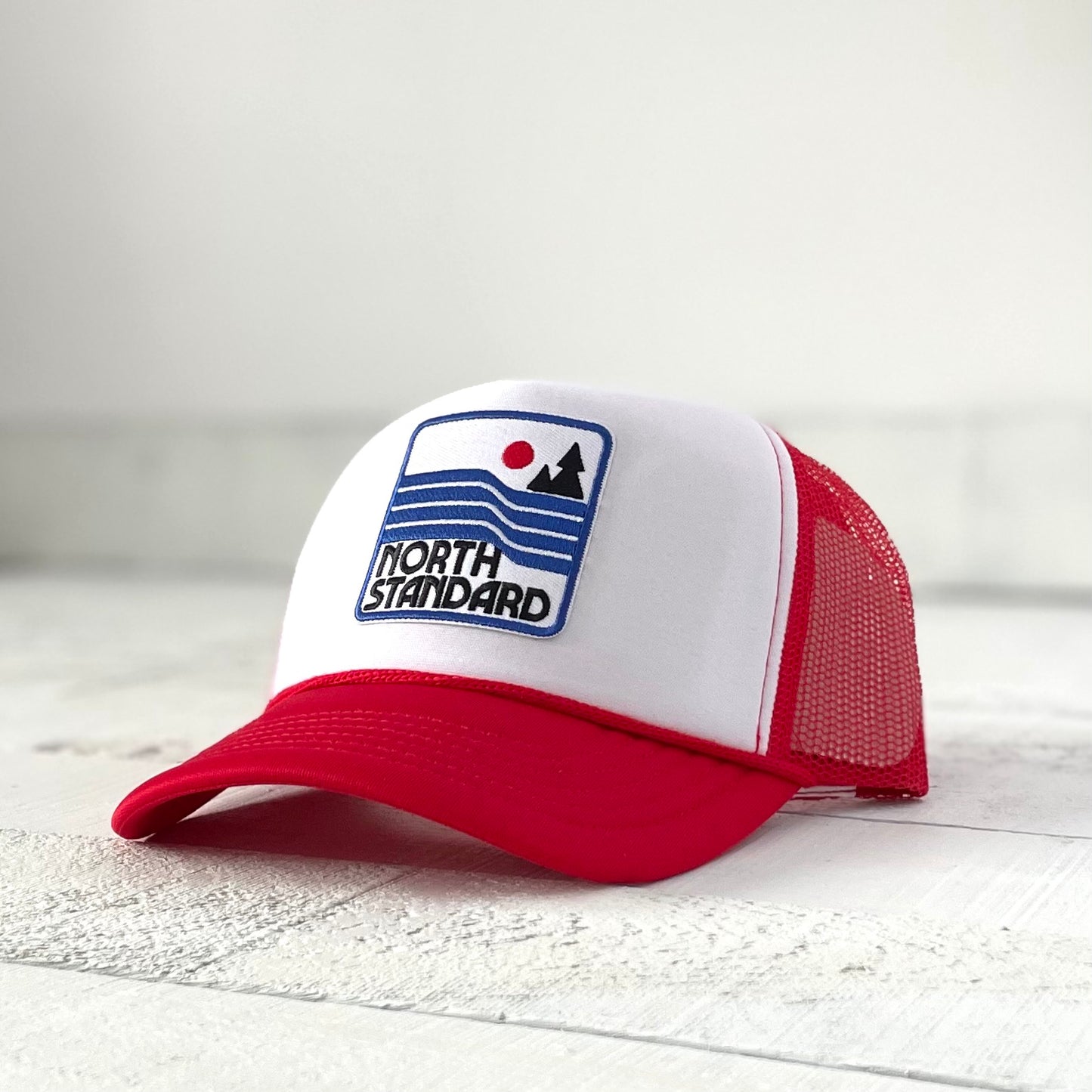 Mesh Foamer - Red/White with Parks