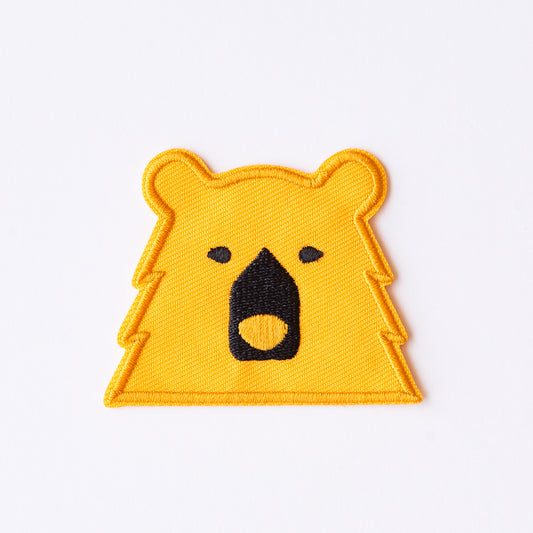 Patch - Bear - Golden Yellow