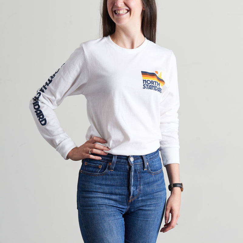 Dunes Long Sleeve Tee - White