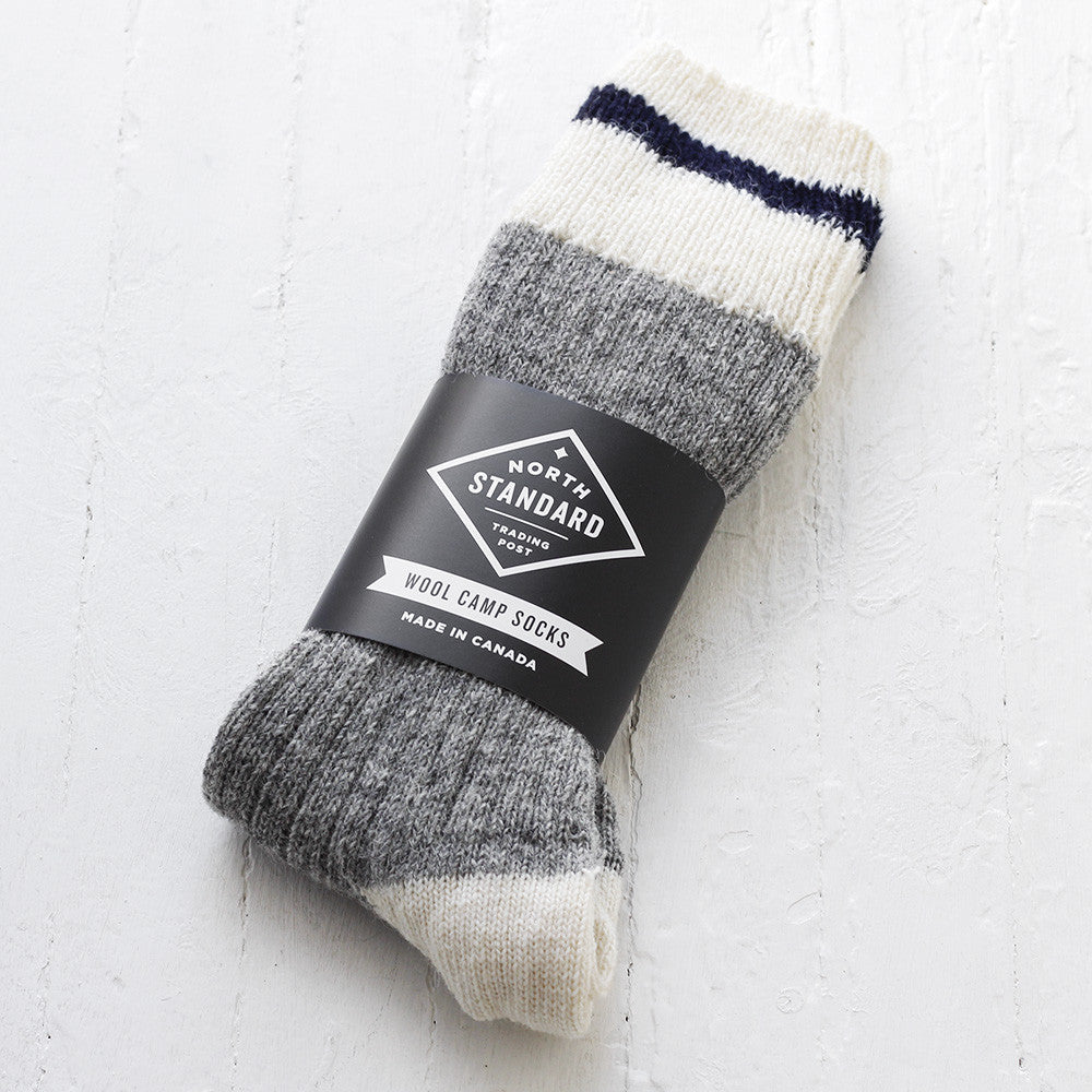 Camp Socks - Wool - Navy