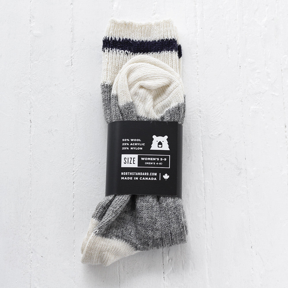 Camp Socks - Wool - Navy