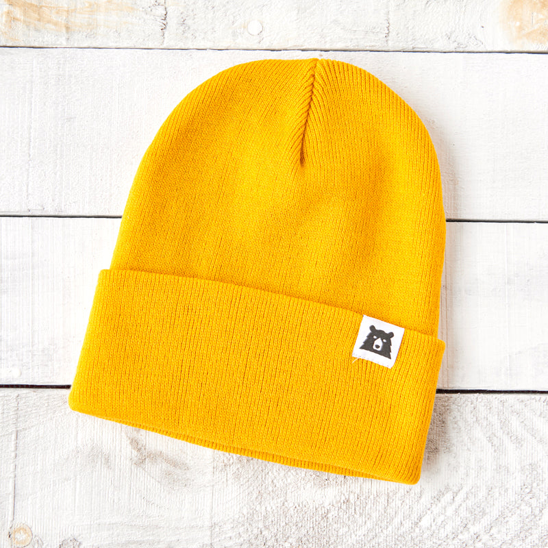 Bear Toque - Golden Yellow