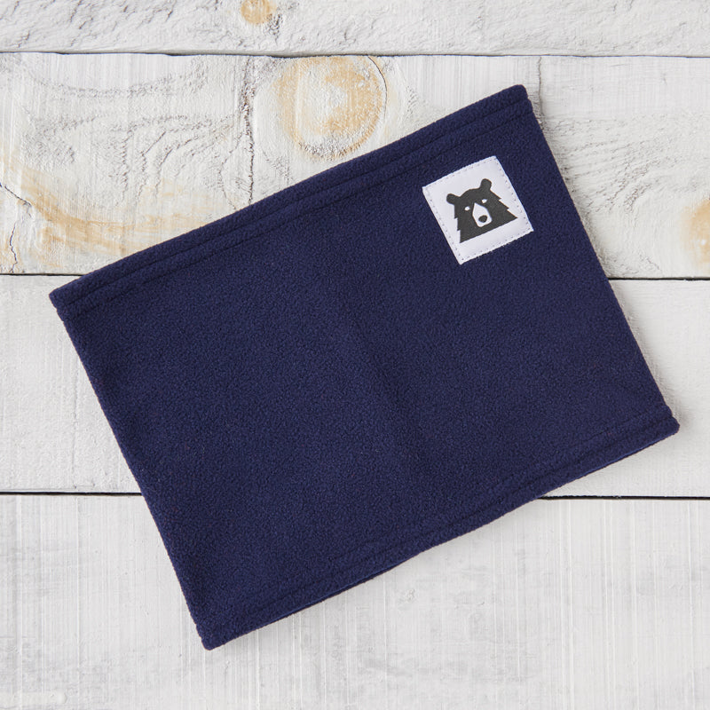 Kids Fleece Neck Warmer - Navy
