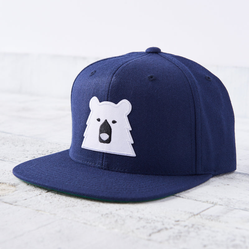 Snapback - Navy with Polar Bear