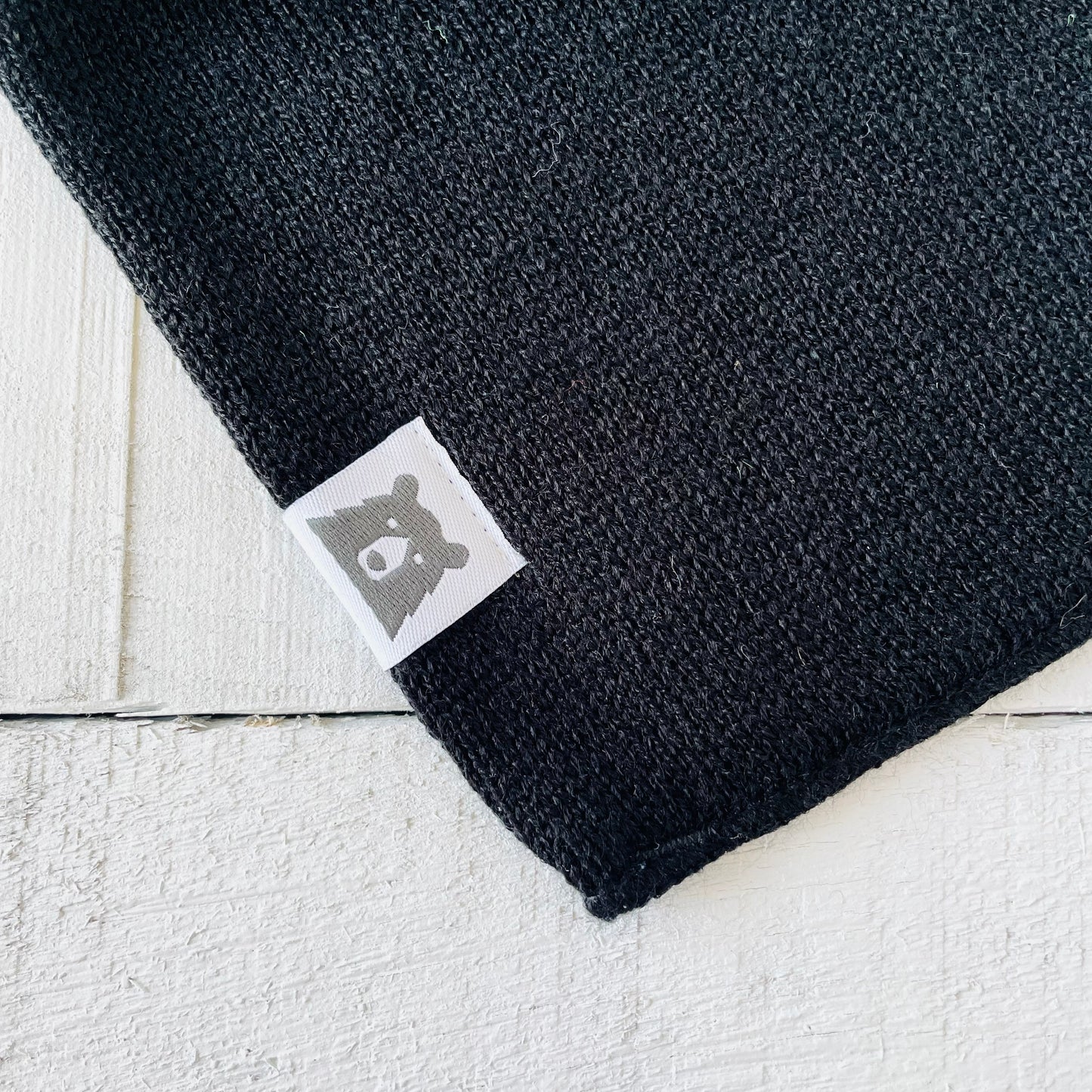 Bear Scarf - Black