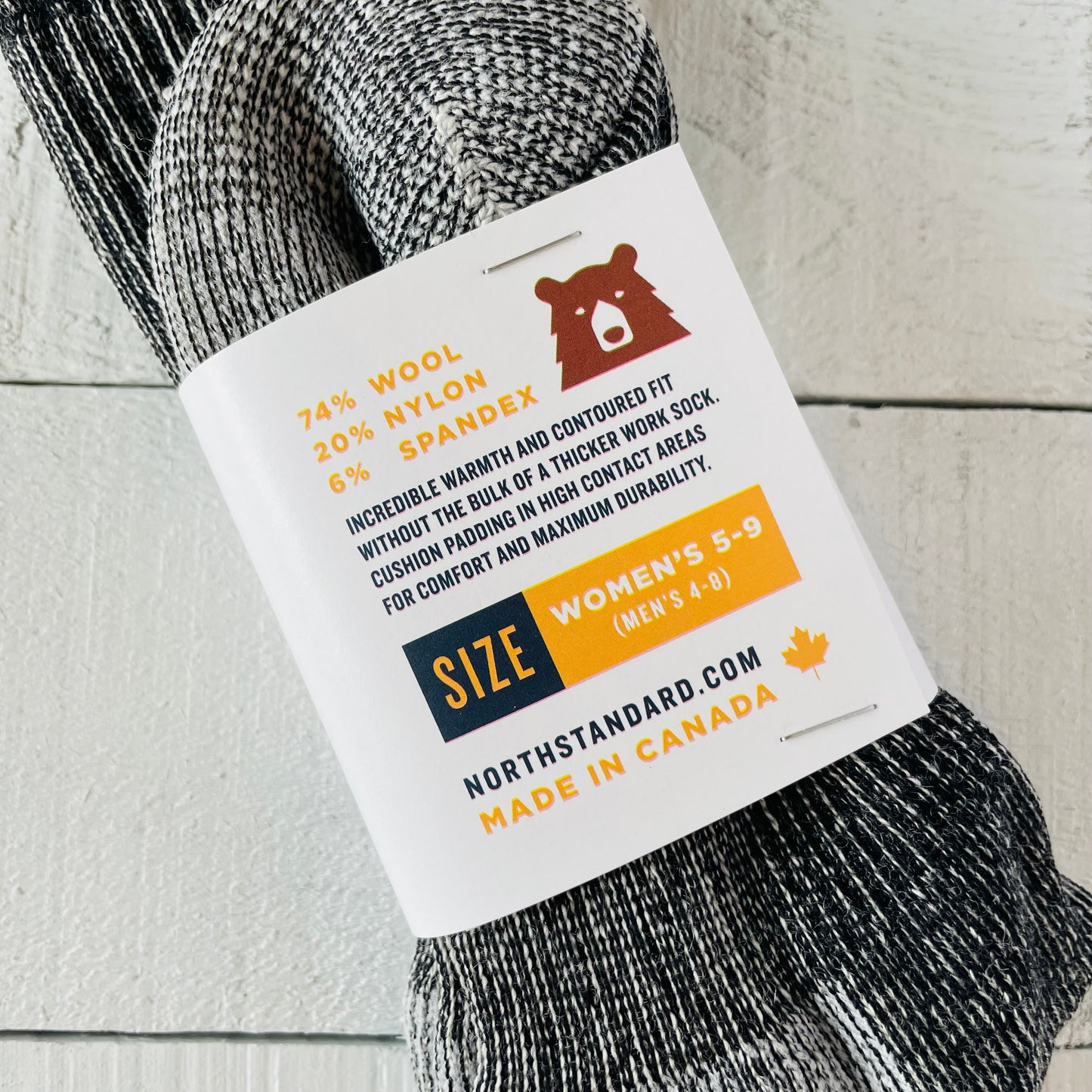 Merino Wool Hike Socks - Grey