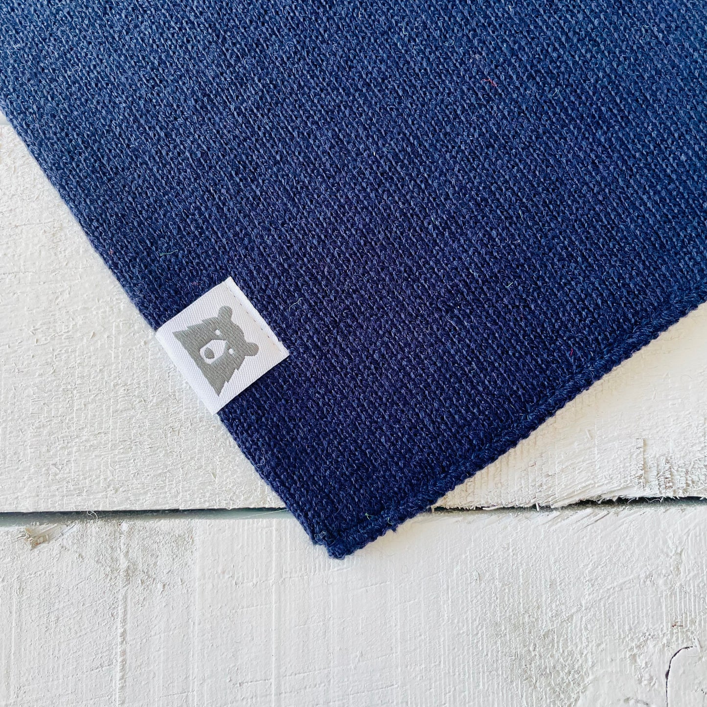 Bear Scarf - Navy